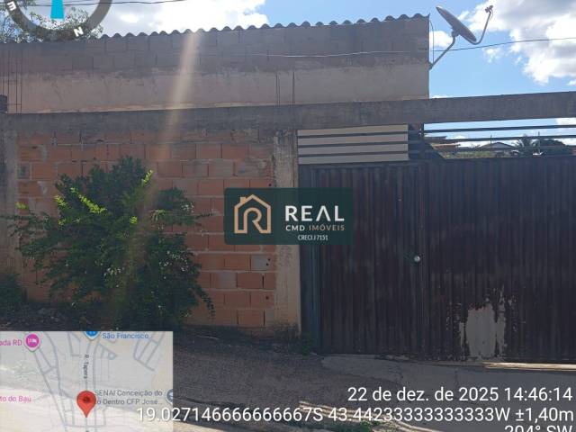 #99 - Casa para Venda em Conceição do Mato Dentro - MG