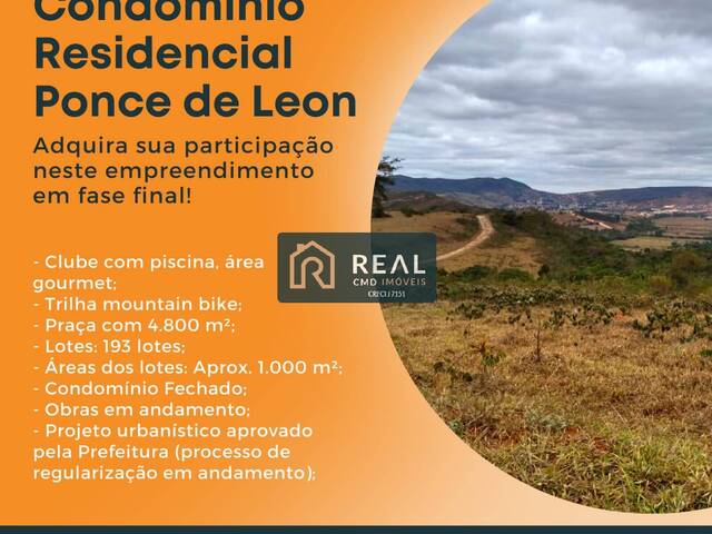 Venda em Condomínio Ponce de Leon - Conceição do Mato Dentro